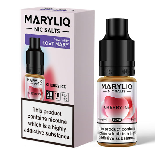 MaryLiq 10ml Nic Salts - Cherry Ice