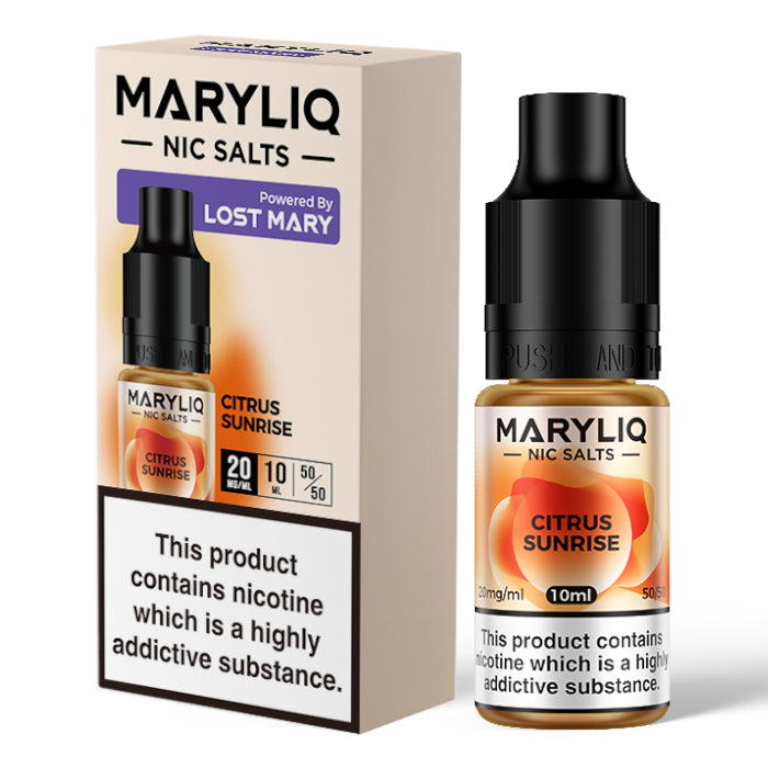 MaryLiq 10ml Nic Salts - Citrus Sunrise