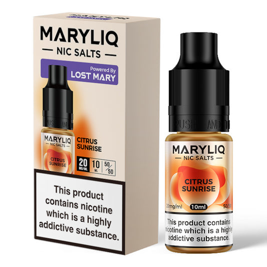 MaryLiq 10ml Nic Salts - Citrus Sunrise