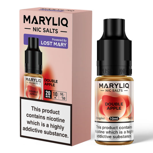 MaryLiq 10ml Nic Salts - Double Apple