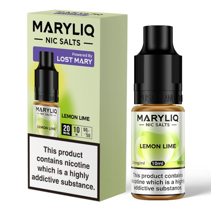 MaryLiq 10ml Nic Salts - Lemon Lime