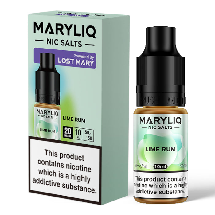 MaryLiq 10ml Nic Salts - Lime Rum