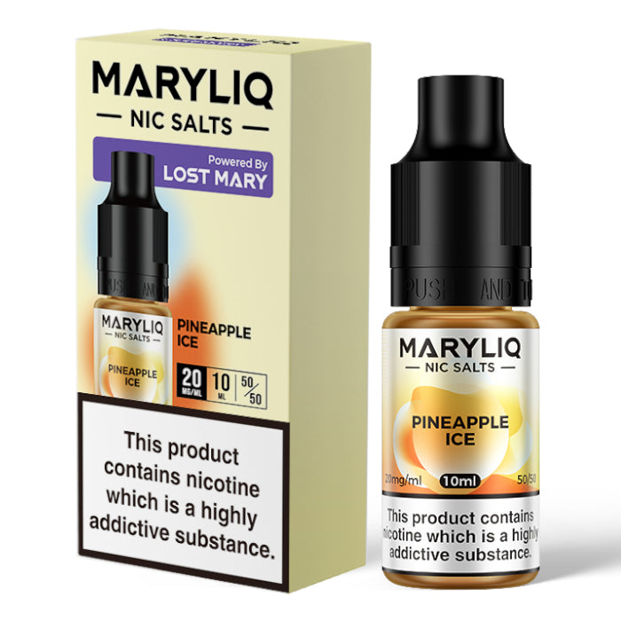 MaryLiq 10ml Nic Salts - Pineapple Ice