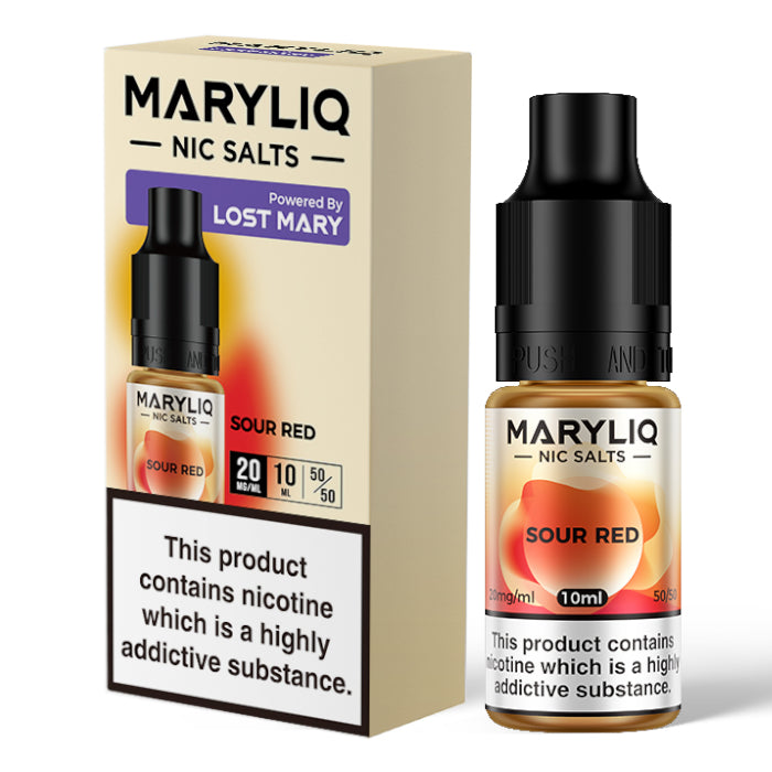 MaryLiq 10ml Nic Salts - Sour Red