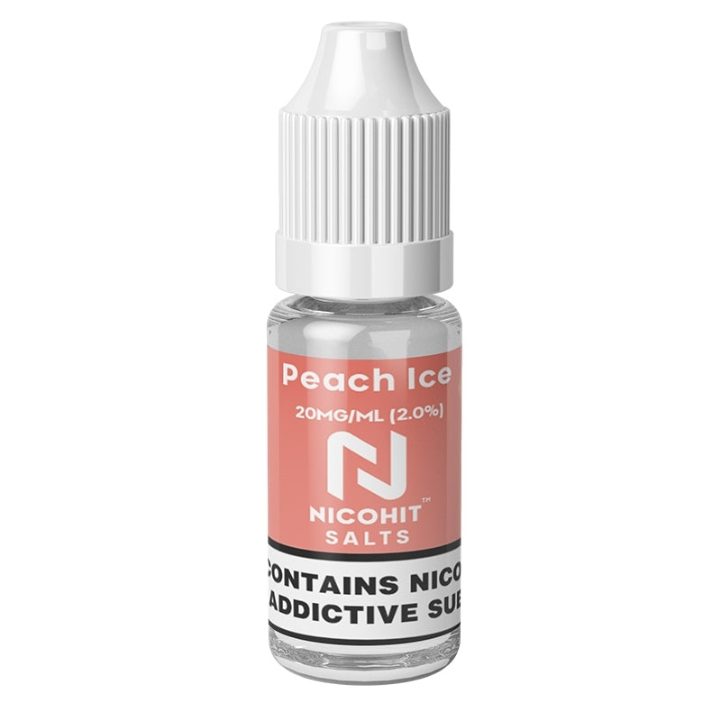 Nicohit 10ml Nic Salts - Peach Ice