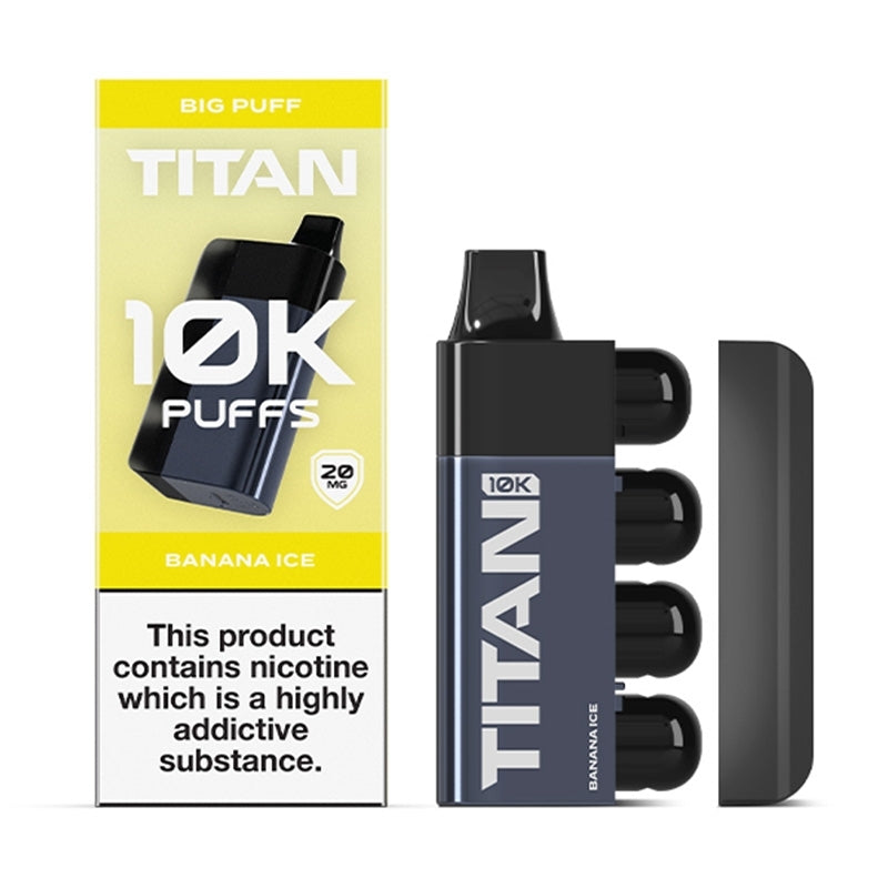 Titan 10k Disposable Vape - Banana Ice